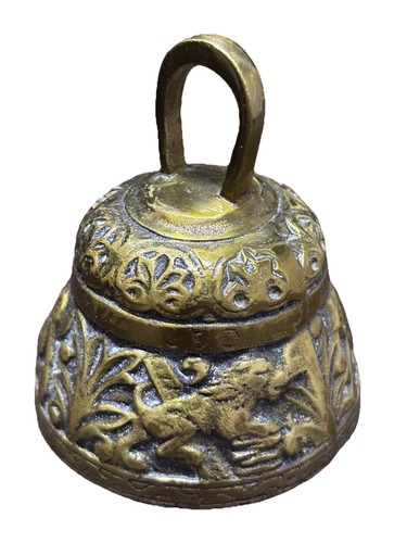 Vintage brass sanctuary bell - vintage,