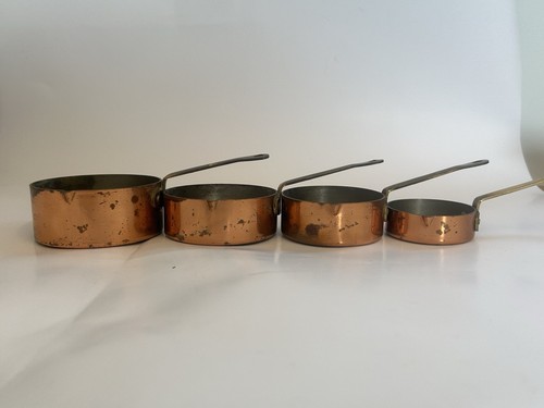 Set french vintage copper - set,