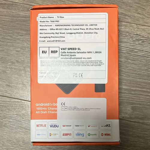 Tx60 pro android - tx60, box