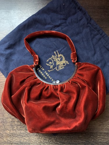 Philip treacy rust velvet - philip,