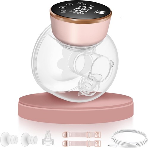 Double wearable breast - wearable, pump