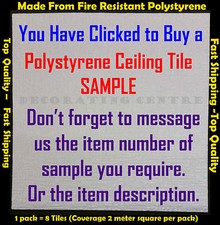 You Have Clicked to Order a Sample of Polystyrene Ceiling Tile 