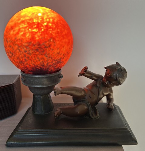 Vintage art deco cherub - art,