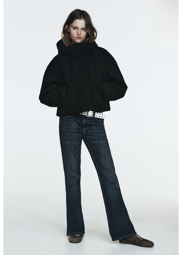 Bnwt zara black windproof - black,