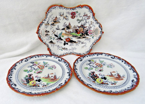 Antique masons pagoda tazza - ?,