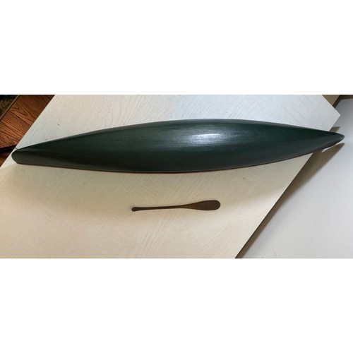 Vintage wooden canoe - vintage,