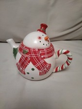 Snowman Teapot Approx 20cm X