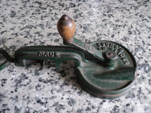 Vintage metal bean slicer - vintage,