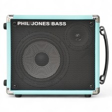 Phil Jones Bass CAB 17 100W 8Ω Speaker Cabinet - 1X7" + 3" Tweeter, Seafoam