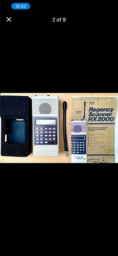 Regency scanner hx2000 radio - scanner,