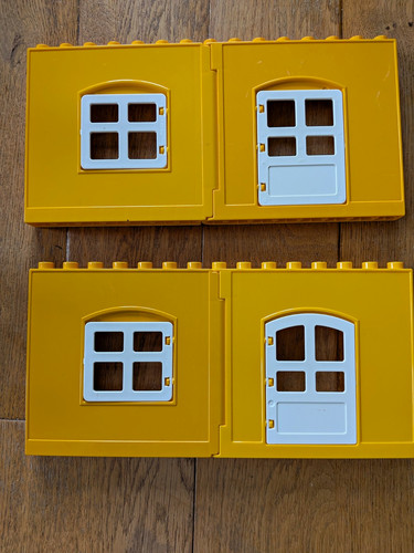 Lego duplo yellow - yellow, wall