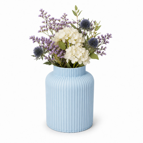 Ridge fluted flower - ridge, vase