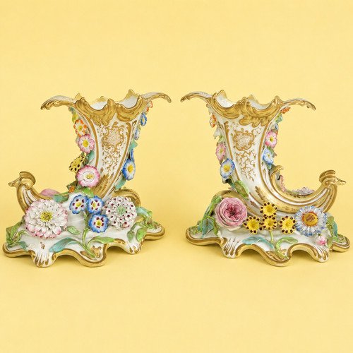Antique pair coalbrookdale - antique,
