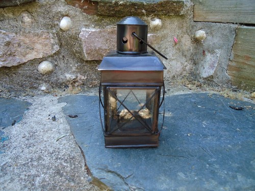 Ships lamp rectangular - ships, metal
