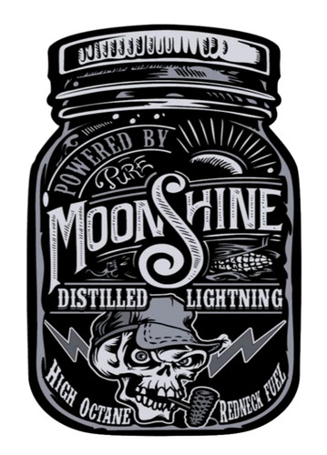 Drinking moonshine lightning - -,