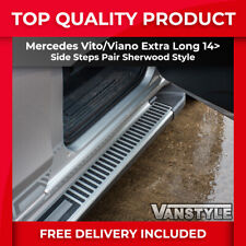 FITS MERCEDES VITO/VIANO EL 14> ALUMINIUM SIDE STEPS SHERWOOD RUNNING BOARDS