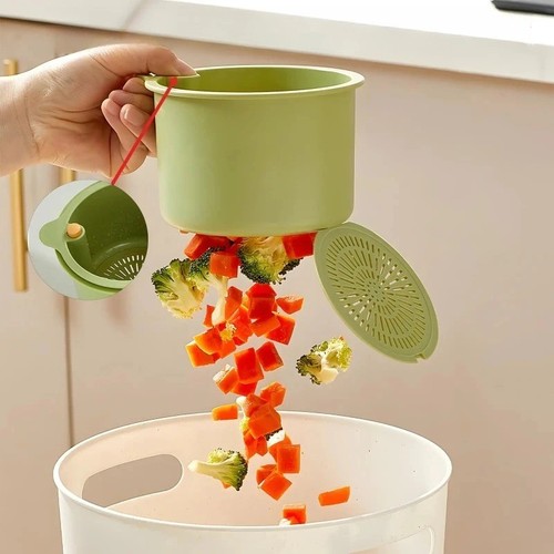 Sink hanging strainer basket - hanging,