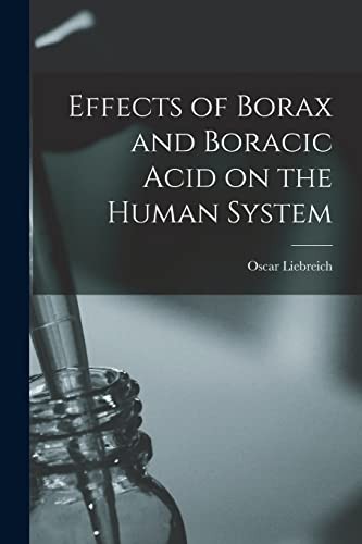 Liebreich effects of borax - -,