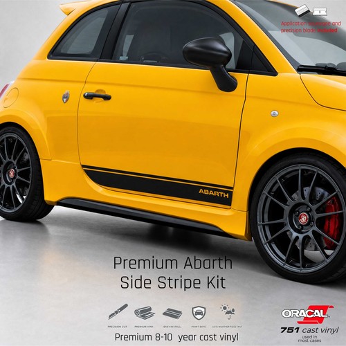 Abarth 500 lower side - 500,