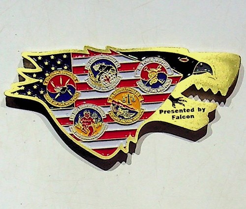Falcon military challenge coin - falcon,