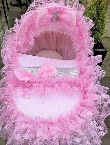 Pink frilly bling - pink, baby