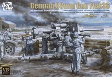 Border BT-013 1/35 German 88mm Gun Flak36 w/6 Crew