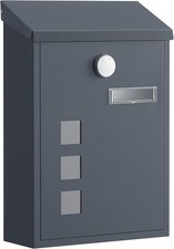 SONGMICS Post Box Wall Mounted