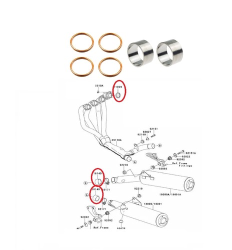 Kawasaki zzr 1200 exhaust - 1200,