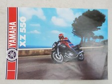YAMAHA XZ550 Motorcycle Sales Brochure c2000 FRENCH TEXT