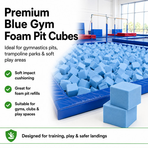 Foam pit cubes trampoline - foam, cubes,trampoline