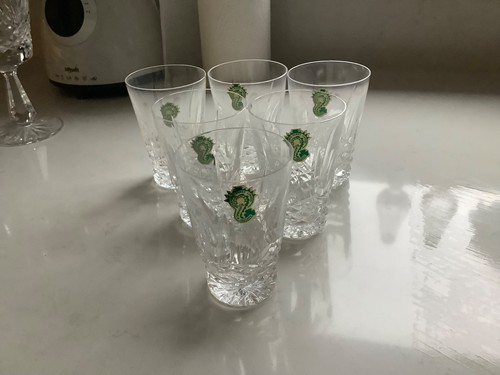 Waterford crystal set 6 - crystal,