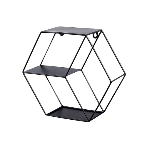 Hexagonal rack wrought iron - hexagonal,