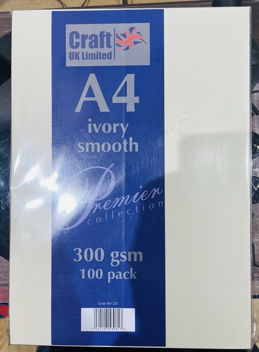 100 sheets ivory card - 100,