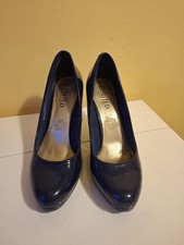 Royal Blue Suede 10cm Heel