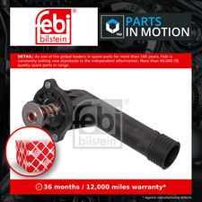 Coolant Thermostat fits BMW 318 E36 1.8 93 to 99 11521432881 11531247125 Febi