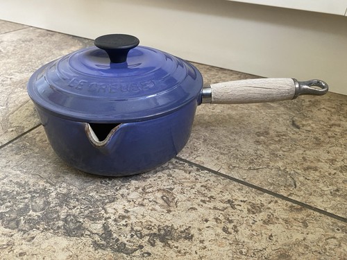 Vintage creuset blue 18cm - creuset,