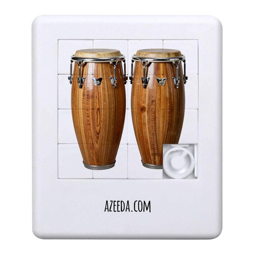 Conga drums sliding puzzle - drums',