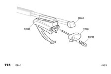 Thule 775  Foot Kit Roof Rails