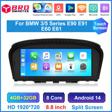 8.8" Carplay Stereo DAB Android Auto Radio GPS For BMW 3/5 er E60 E61 E90 E91