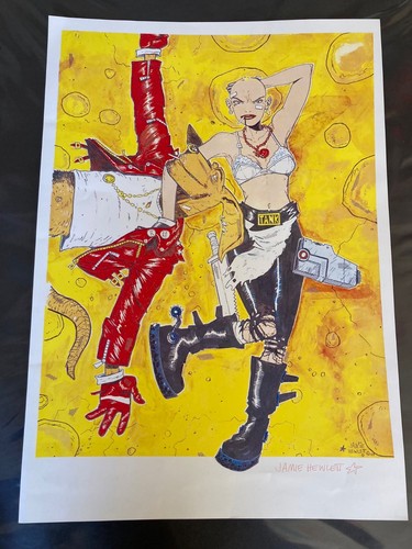 Rare signed early jamie - v,