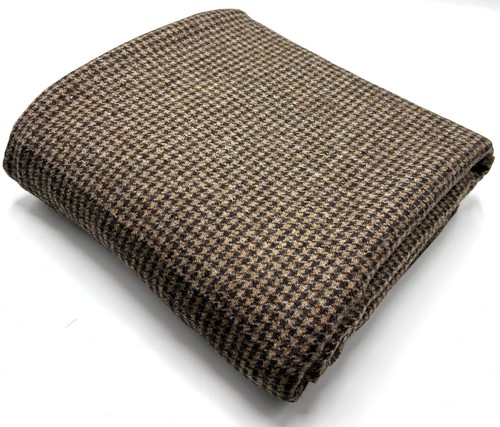 Green brown wool fabric - brown,