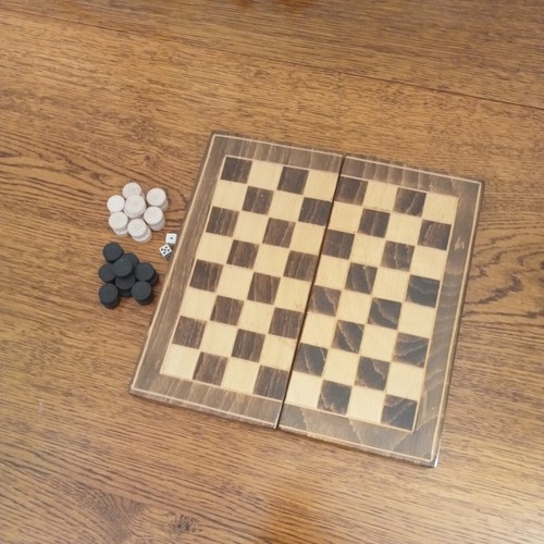Vintage inlaid wooden - inlaid, folding