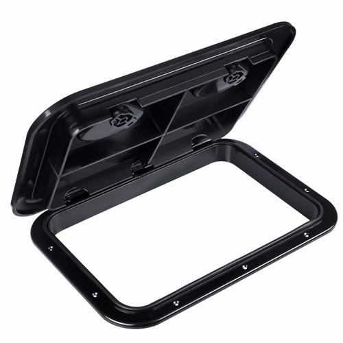Black abs boat hatch cover - abs,