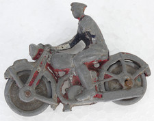 Johillco Lead Police Motorcycle Rider 1930 Rare Early British Figure Vintage