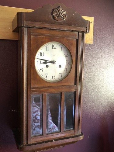Antique kienzle wall - clock, in