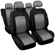 Seat covers fit VAUXHALL CORSA A B C D E FULL SET  black / silver sport line