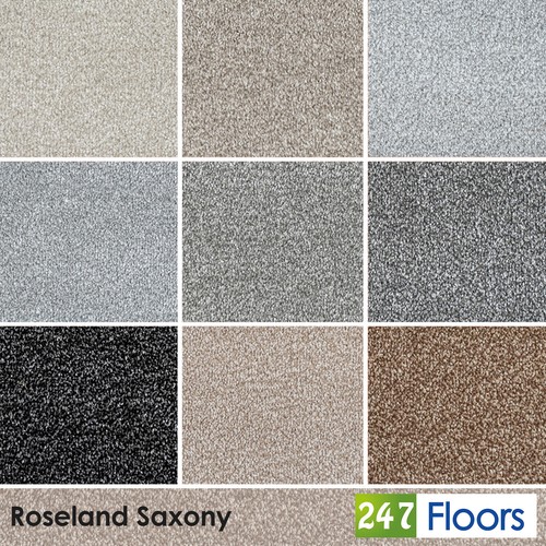 Soft grey carpet - saxony, 12mm