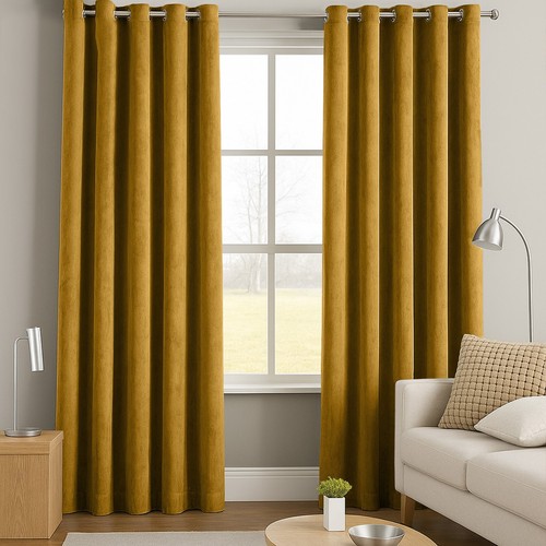 Heavy blackout velvet curtains - blackout,
