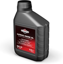 Briggs & Stratton 100004E 4-Stroke Lawn Mower Engine Oil SAE30 500ml Black 0....