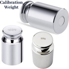 100G/200G/500G GRAMS SCALE WEIGHTS CHROME PLATING ACCURATE CALIBRATION